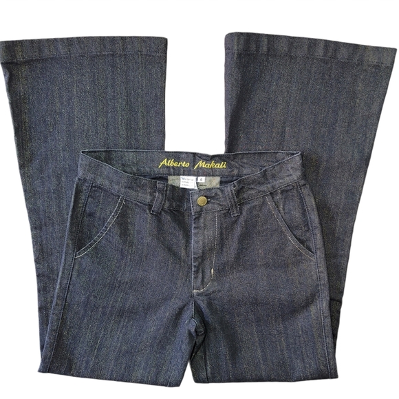Women's Alberto Makali Flare Jeans Sz 4 - Picture 2 of 6
